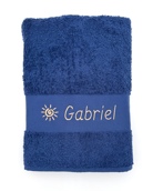 Drap de bain avec motif