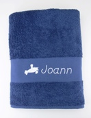 Drap de bain avec motif