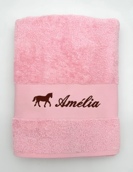 Drap de bain avec motif