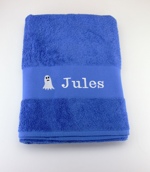 Drap de bain avec motif