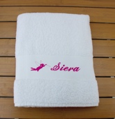 Drap de bain avec motif