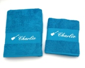 Drap de bain avec motif