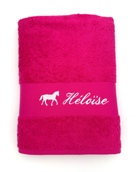 Drap de bain avec motif
