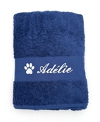 Drap de bain avec motif