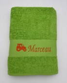 Drap de bain avec motif