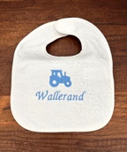 Bavoir éponge brodé