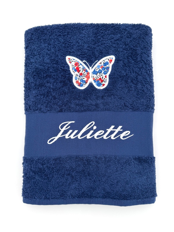 Drap de bain avec motif liberty