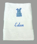 Drap de bain avec motif appliqué Drap de bain avec motif appliqué