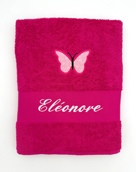 Drap de bain avec motif appliqué Drap de bain avec motif appliqué