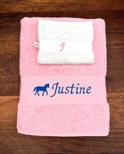 Drap de bain avec motif