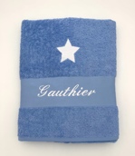 Drap de bain avec motif personnalisé