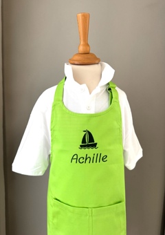 Tablier enfant personnalisé avec motif