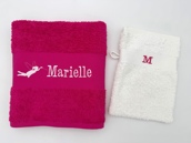 Serviette personnalisée avec motif