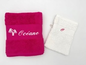 Serviette personnalisée avec motif