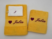 Serviette personnalisée avec motif