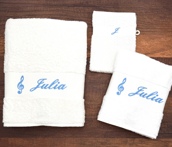 Serviette personnalisée avec motif