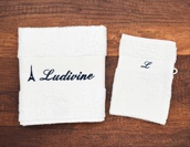 Serviette personnalisée avec motif