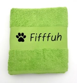 Serviette personnalisée avec motif