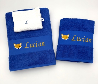 Serviette personnalisée avec motif