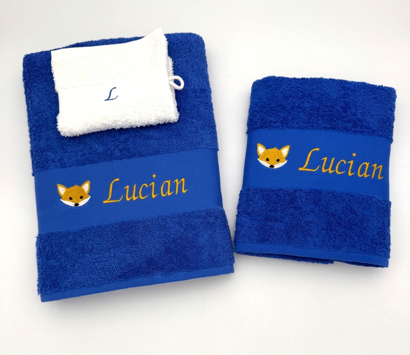 Serviette personnalisée avec motif