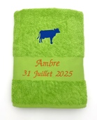 Drap de bain avec motif personnalisé