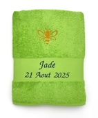 Drap de bain avec motif personnalisé