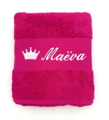 Serviette personnalisée avec motif