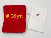 Serviette personnalisée avec motif