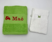 Serviette personnalisée avec motif