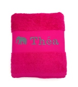 Serviette personnalisée avec motif