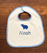 Bavoir éponge personnalisé