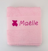 Serviette avec motif personnalisée