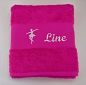 Serviette avec motif personnalisée