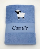 Drap de bain avec mouton
