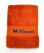 Drap de bain avec motif