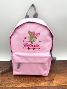Sac à dos Biche et prénom