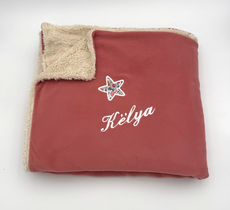 Plaid sherpa personalisé Liberty