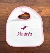 Bavoir éponge brodé