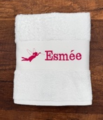 Serviette personnalisée avec motif