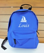 Sac à dos personnalisé et serviette assortie Sac à dos personnalisé et serviette assortie