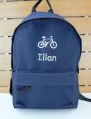 Sac à dos personnalisé avec motif brodé