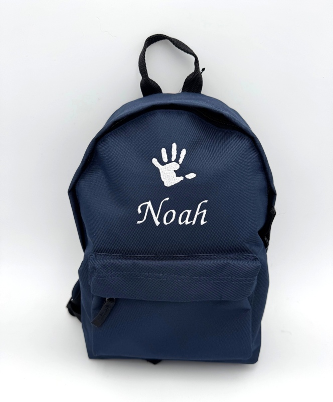 Sac à dos personnalisé avec motif brodé