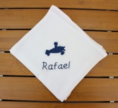 Lange personnalisé avec petit motif