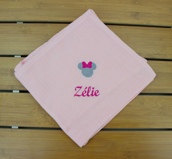 Lange personnalisé avec petit motif