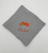 Lange personnalisé avec petit motif