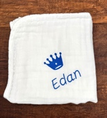 Lange personnalisé avec petit motif