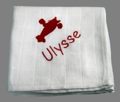 Lange personnalisé avec petit motif