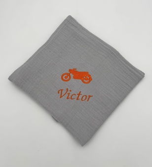 Lange personnalisé avec petit motif