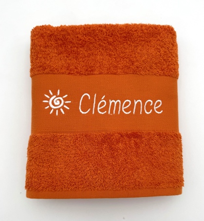 Serviette personnalisée avec motif