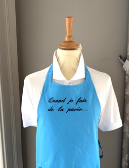 Tablier de cuisine adulte personnalisé
